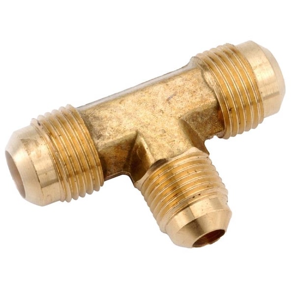 Anderson Metals 5/8 in. Flare in. X 5/8 in. D Flare Brass Reducing Tee 754059-101008AH - main